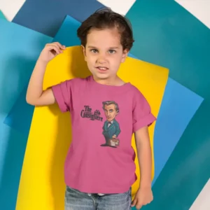 Camiseta infantil con la imagen de un consigliere de la mafia italiana del Padrino y el texto The Consigliere.